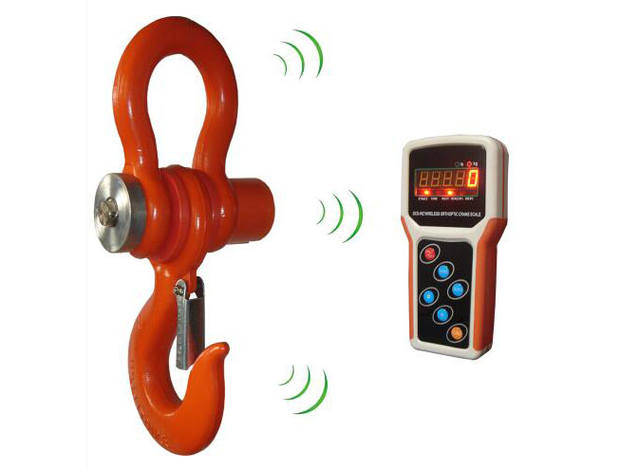 Wireless direct view hook scale